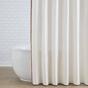 Southern Living
x GordonDunning Stratton Velvet Trimmed Waffle Shower Curtain